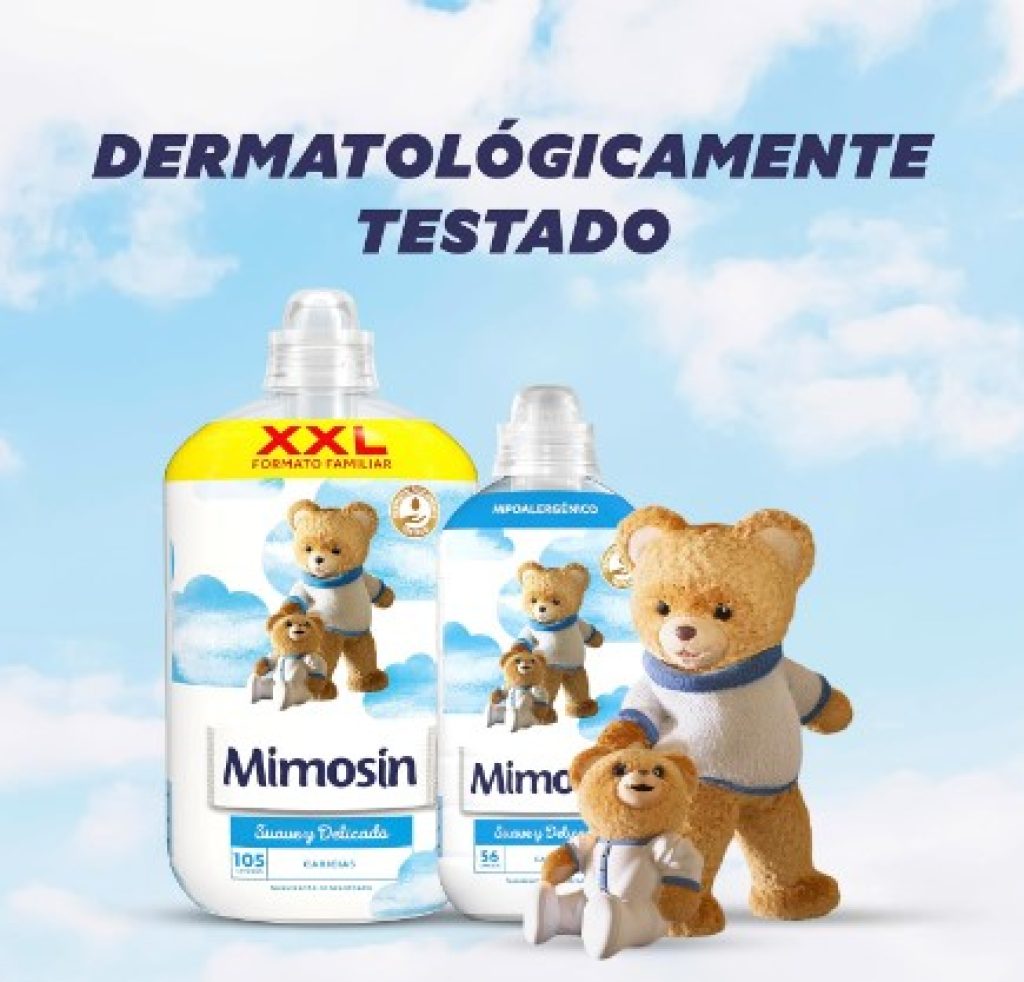 Mimosín Suavizante Concentrado Caricias, 8 x 56 lavados