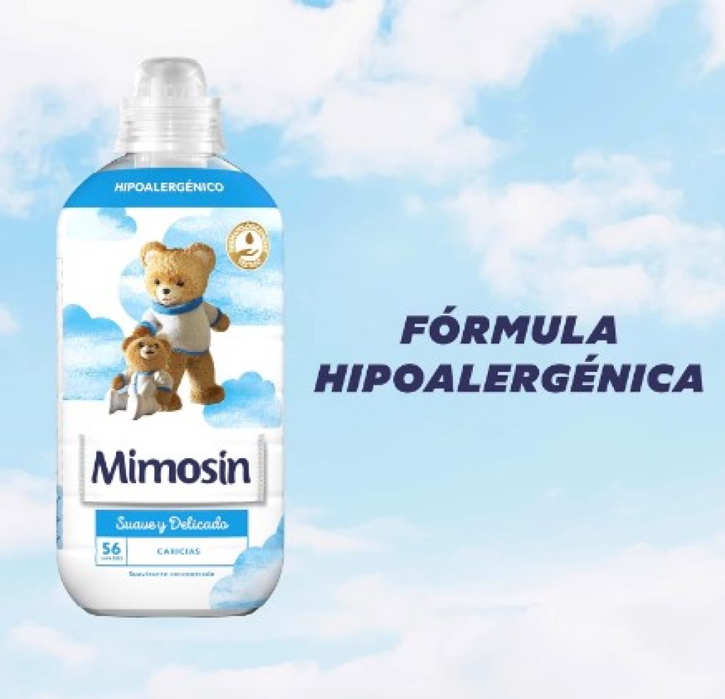 Mimosín Suavizante Concentrado Caricias, 8 x 56 lavados