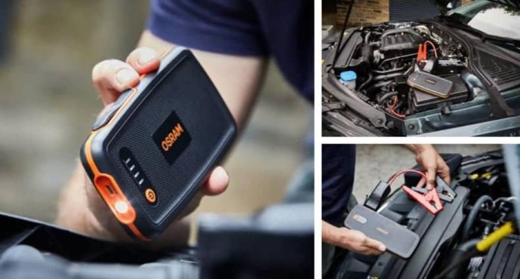 OSRAM BATTERYstart 200, arrancador de litio de 6.000 mAh para vehículos con motor de gasolina de hasta 3l