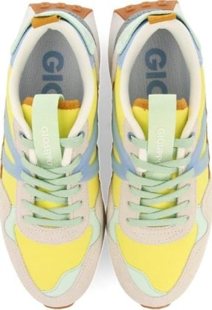Sneakers Amarillas con Detalles Multicolor para Mujer Adair