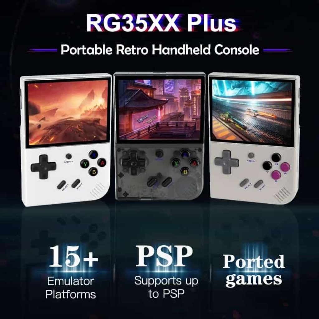 Consola de juegos portátil RG35XXSP/RG35XX/RG35XX Plus - Consola de juegos portátil