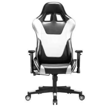 ALLINLIFE Silla Gaming Silla de oficina Silla de carreras Silla ergonómica gamer con cojín lumbar, respaldo alto Silla giratoria ajustable, con reposacabezas ajustado, capacidad de carga de 150 kg, cuero de PU