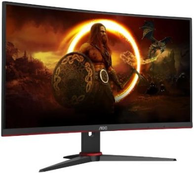 AOC Gaming CQ27G2SE - Monitor curvo 27 pulgadas, QHD, 165 Hz, HDMI 1.4, DisplayPort 1.2 - chollos amazon