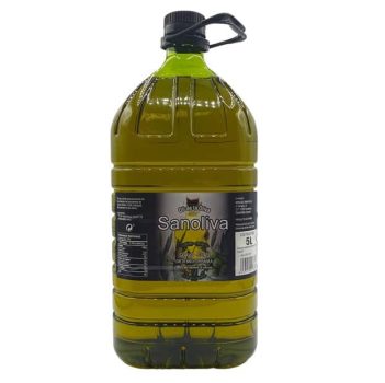 Aceite de Oliva Suave 5 Litros - SANOLIVA - Aceite Dieta Mediterranea - Aceite de Oliva Sansa / Orujo - Muy barato - chollo