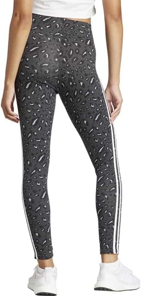 Adidas Essentials 3-Stripes Animal Print Leggings - Leggings Mujer a precio de liquidación - chollos amazon