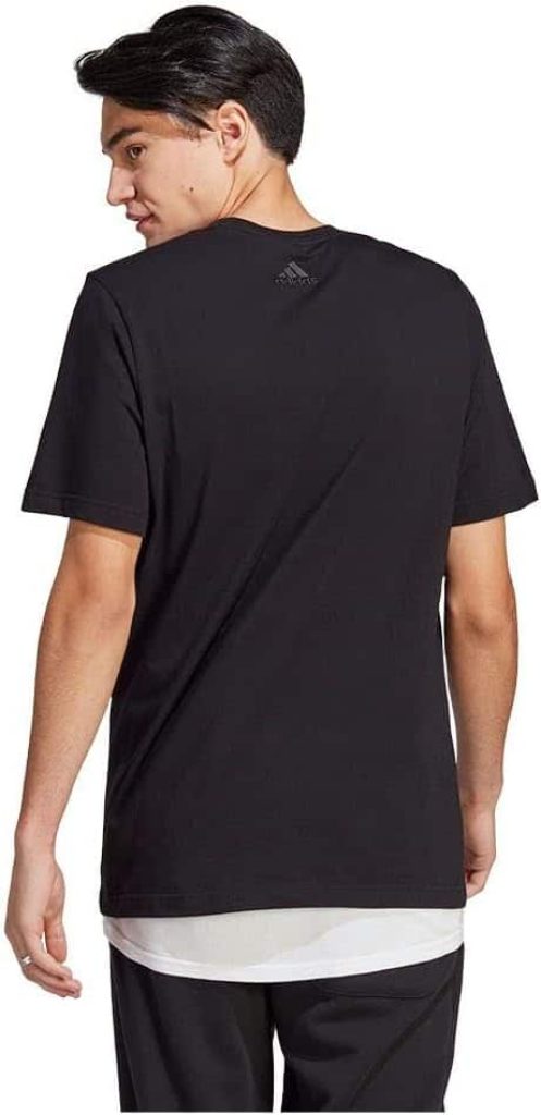 Adidas Essentials Single Jersey Linear Embroidered Logo T-Shirt Camiseta Hombre 