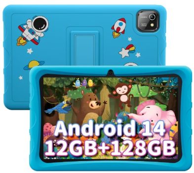 BESTTAB A10 - Tablet Niños 10 Pulgadas, 120 Hz, 12GB/128GB, Control Parental, 5100mAh, Batería 10W, 8MP+5MP - La mejor tablet para niños