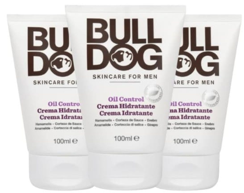 BULLDOG Pack de 3 Cremas Hidratantes Anti-Grasa para Hombres, 3 x 100 ml - Crema de hombre para la cara a precio de liquidación - chollos amazon
