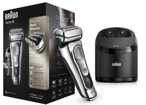 Braun Series 9 9395cc - Afeitadora Eléctrica Hombre Última Generación: Afeitadora Barba con Estación Limpieza y Carga Clean&Charge - Chollos amazon
