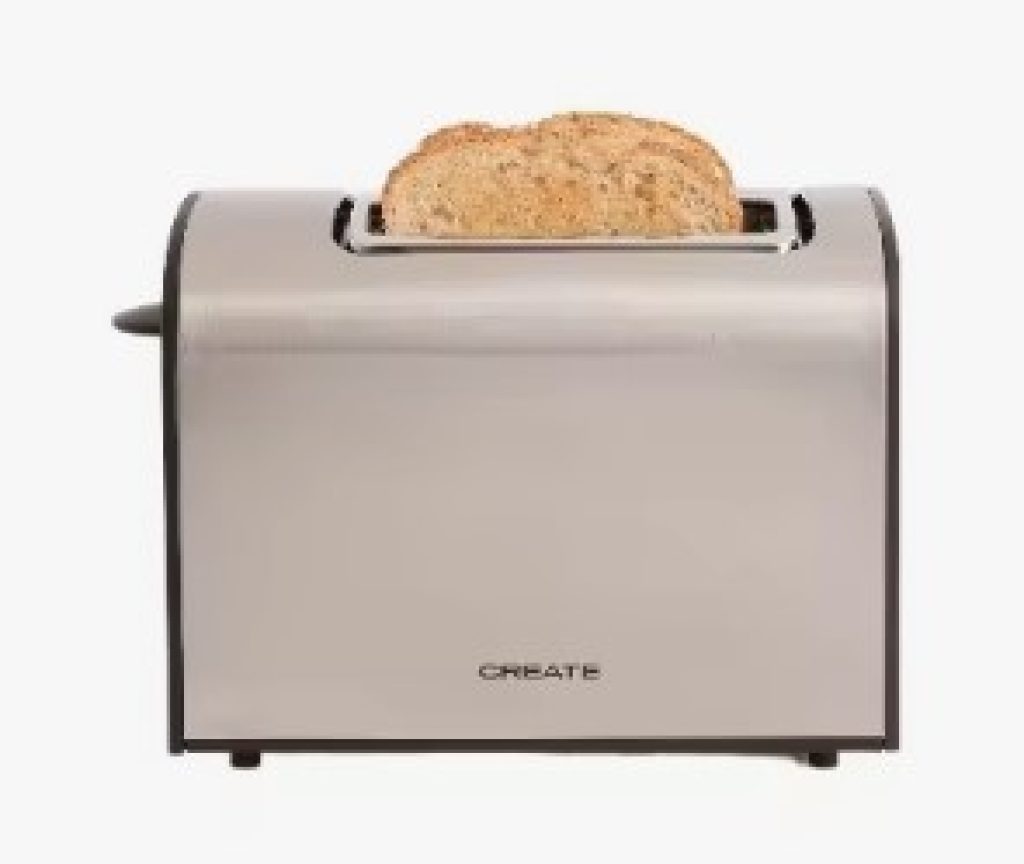 CREATE - Tostadora, 920W, 3 funciones, Acero inoxidable- SUPREME TOAST
