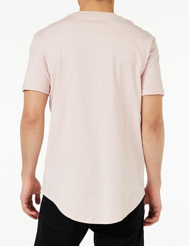 Calvin Klein Jeans Camiseta de Manga Corta para Hombre Badge Turn Up Sleeve Cuello Redondo