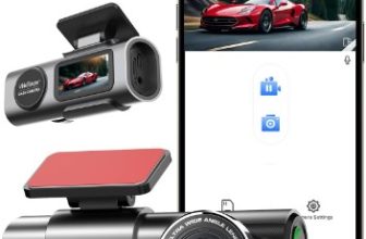 Cámara de Coche Frontal y Trasera, 4K+1080P WiFi Dashcam con Tarjeta 64G, Monitor de Aparcamiento, Grabación de Bucle - CHOLLOS AMAZON