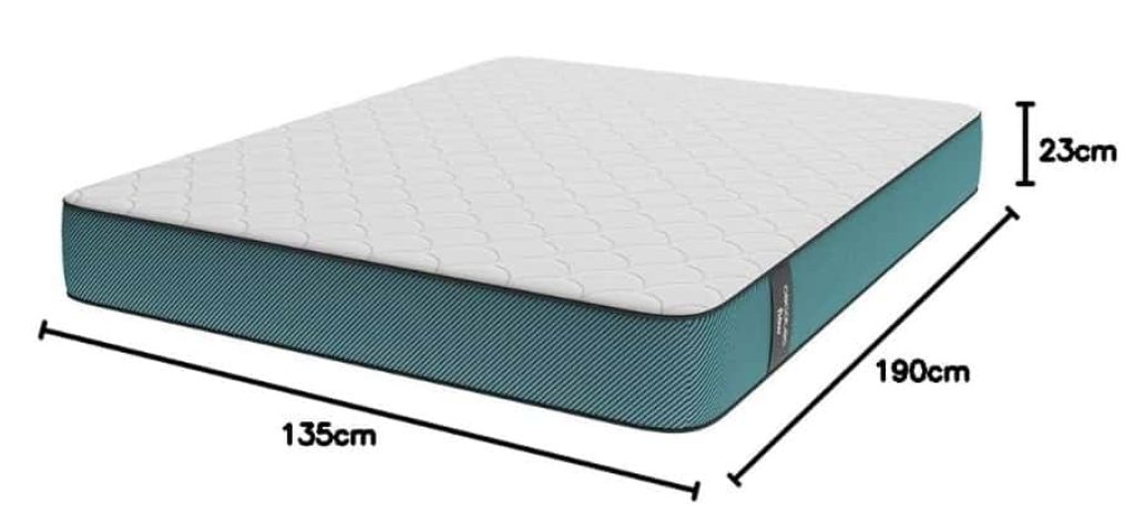 Cecotec Colchón Viscoelástico VisComfort+ Flow PureVital 2900 135x190