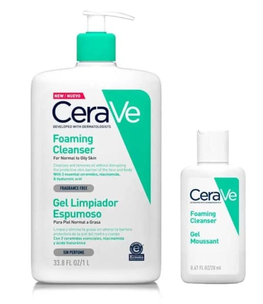 Chollo Cerave Gel Limpiador Espumoso 1 L + Regalo Gel Espumoso 20 ml