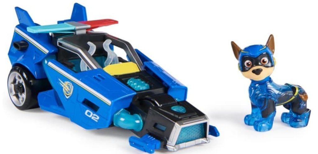 Coche la Patrulla Canina y Figura - Figura Chase Patrulla Canina y Coche de Juguetes con Luces y Sonidos - 6067507 - Juguetes Niños 3 Años +