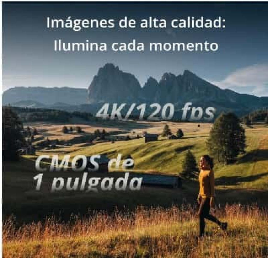 DJI Osmo Pocket 3 - Cámara con CMOS 1'' y vídeo 4K/120 fps, estabilización en 3 ejes, enfoque rápido - Cámara deportiva 4k