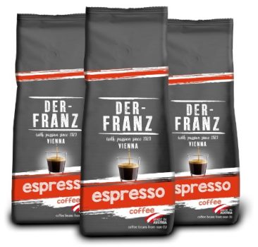 Der-Franz Espresso Café, granos enteros, 3 x 500 g - Chollos cafe Amazon