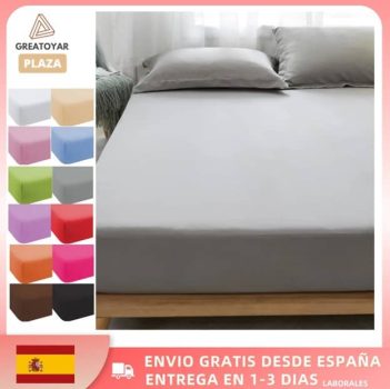 Sábana Bajera Ajustables, Sábana Bajera Cama, Sábana Barata Cómoda, Todas Las Medidas - GREATOYAR