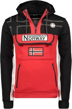 Geographical Norway- Sudadera con Capucha de Manga Larga Fitakol