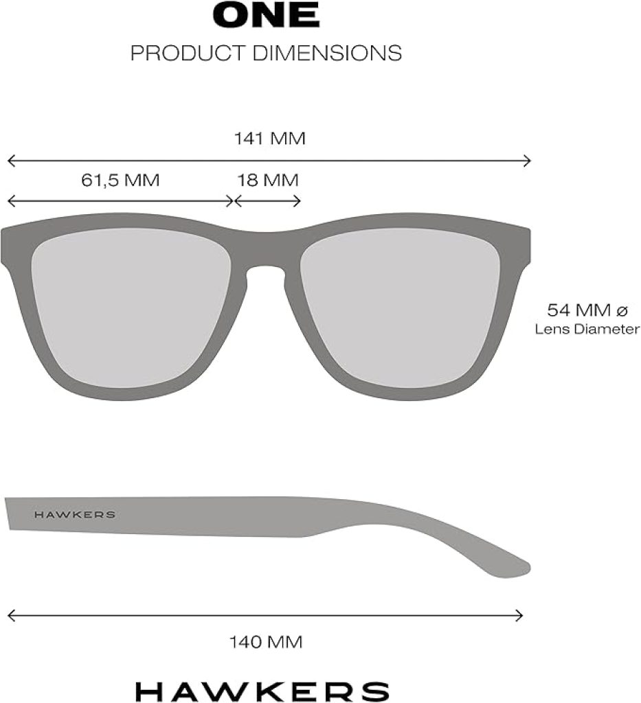 HAWKERS Gafas de sol ONE POLARIZED para hombre y mujer,