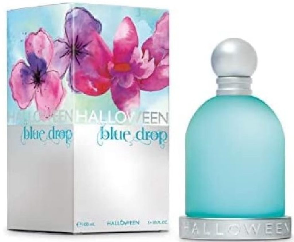 Halloween, Blue Drop, Eau de Toilette para Mujer, Fragancia Amaderada, 100 ml con Vaporizador