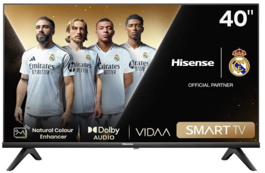 Hisense 40A4N - Smart TV HD 40 Pulgadas, TV con Modo Juego, Deportes IA, Dolby DTS HD, VIDAA U6, función Compartir en el televisor, DVB-T2, Auto ordenación de los Canales TDT (Nuevo 2024)
