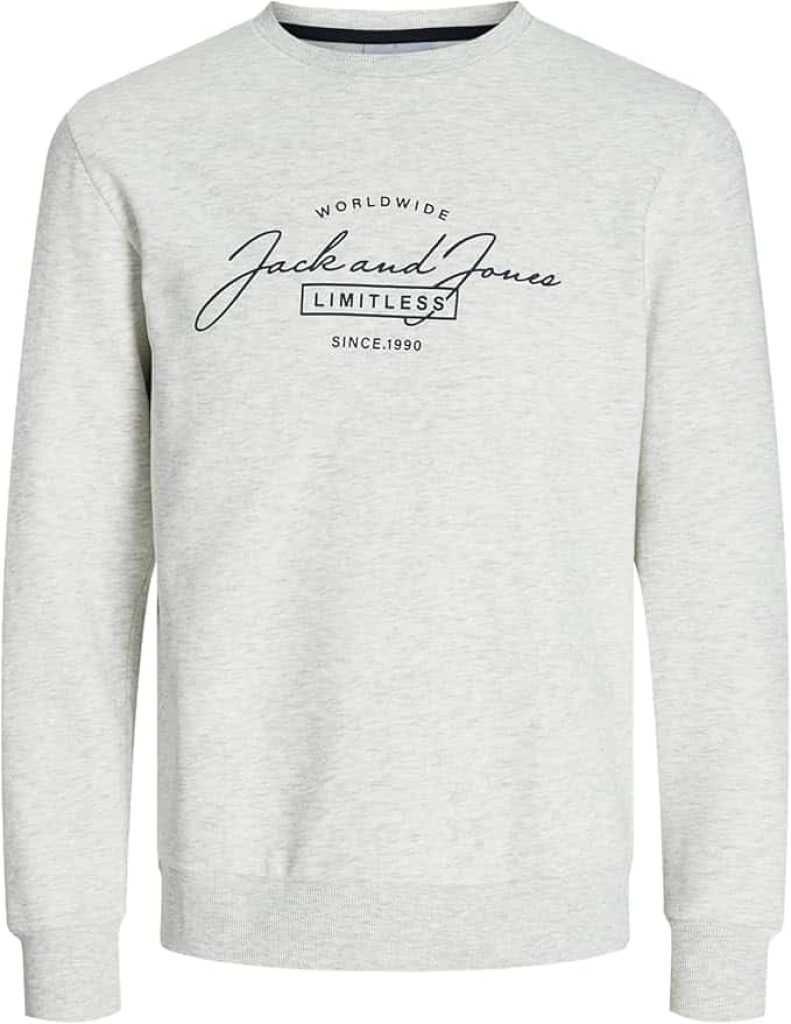 Jack & Jones Jjferris-Sudadera con Cuello Redondo Hombre