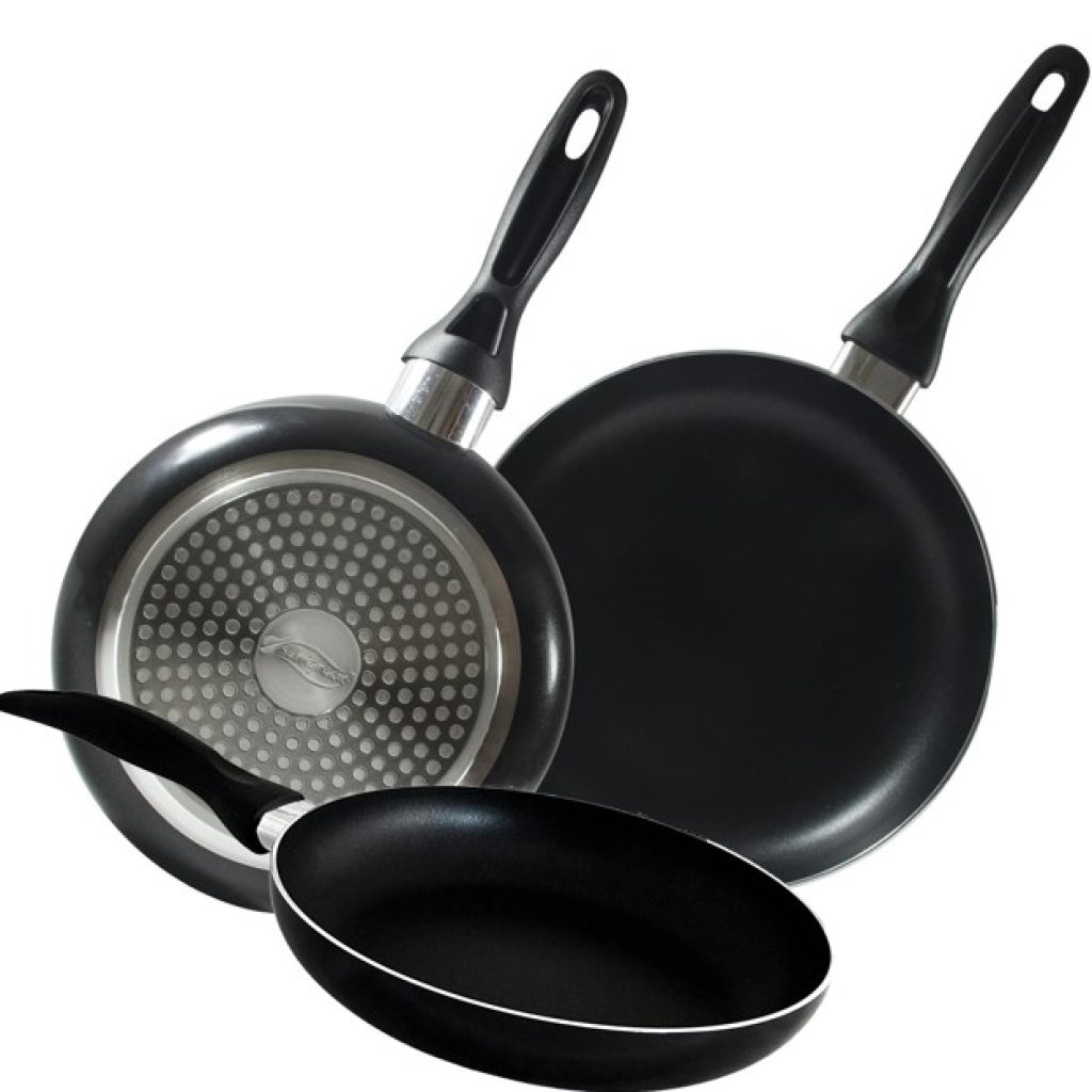 Juego de sartenes (16/20/24cm) SAN IGNACIO Navy Black -CHOLLOS ALIEXPRESS