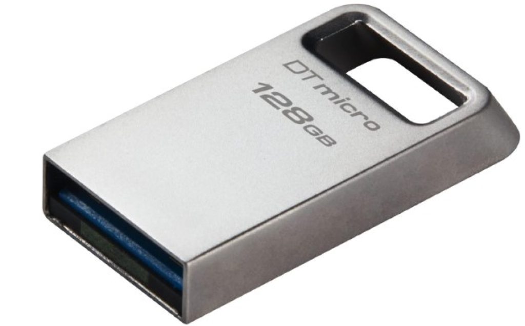 Kingston DataTraveler Micro Unidad Flash USB 128GB 200MB/s Metal USB 3.2 Gen 1 - DTMC3G2/128GB