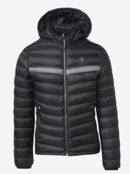 Koroshi Cazadoras Hombre,​ acolchada con Cuello alto, capucha y Cierre delantero