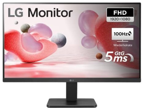 LG 24MR400-B - Monitor Full HD, 24 Pulgadas, IPS 1000:1, 1920x1080, AMD FreeSync, Clasificación E, Pantalla Ergonómica