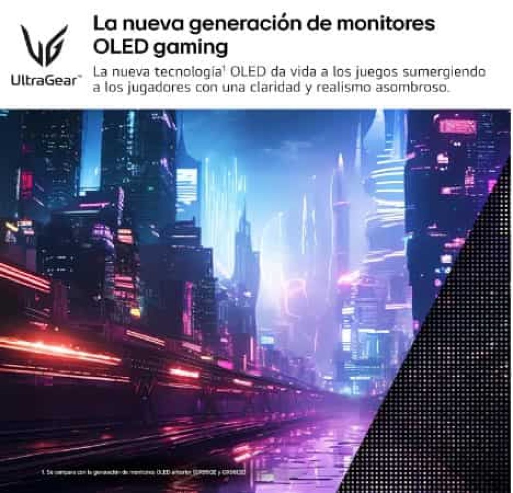 Monitor Ultragear 45 Pulgadas, LG 45GS96QB-B, Pantalla OLED, 3440x1440, 21:9, 0.03 ms, 240 Hz, G-Sync Compatible y FreeSync Premium Pro, Morado ¡A PRECIO REBAJADO!