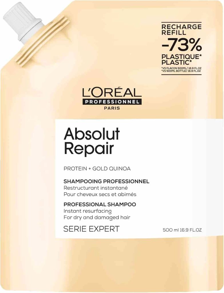 L’Oréal Professionnel, Champú Tratamiento Reconstructor para pelo seco y dañado, Absolut Repair, SERIE EXPERT