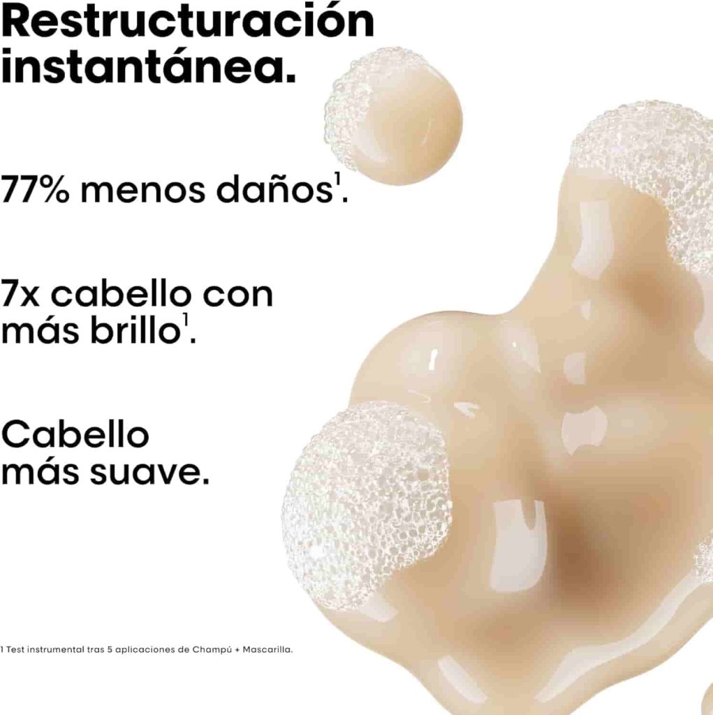 L’Oréal Professionnel, Champú Tratamiento Reconstructor para pelo seco y dañado, Absolut Repair, SERIE EXPERT