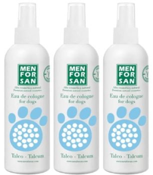 MENFORSAN Agua de Colonia talco para perros 125ml - Pack de 3