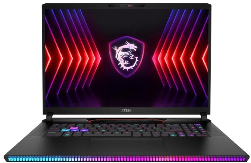 MSI Raider GE78 HX 14VGG-226XES Ordenador Portátil Gaming 17 pulgadas, 16:10 QHD+ 240Hz (Intel Core i9-14900HX, 32GB RAM, 1TB SSD, RTX 4070-8GB, Sin Sistema Operativo)