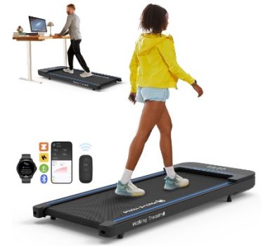 Máquina de Correr, Cintas de Correr compactas para la Oficina, portátil, 2.25 HP Máquina para Correr con Control Remoto 120 kg 1-6 KM/H - Mobvoi
