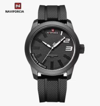 NAVIFORCE-reloj de cuarzo para hombre, cronógrafo militar con correa de silicona, resistente al agua 30ATM, 2022