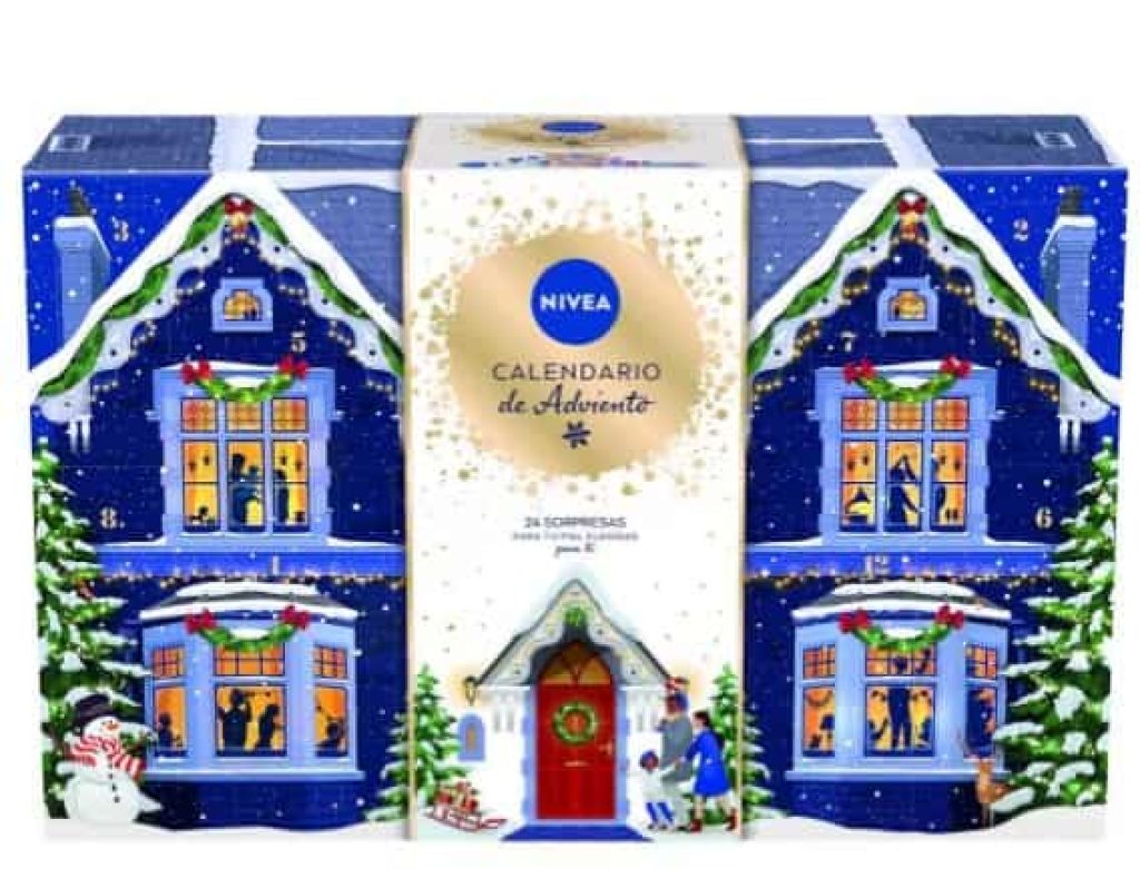 NIVEA Calendario de adviento 2024 - Calendario de Navidad con 24 productos y accesorios sorpresa para tu cuidado - CHOLLOS MIRAVIA
