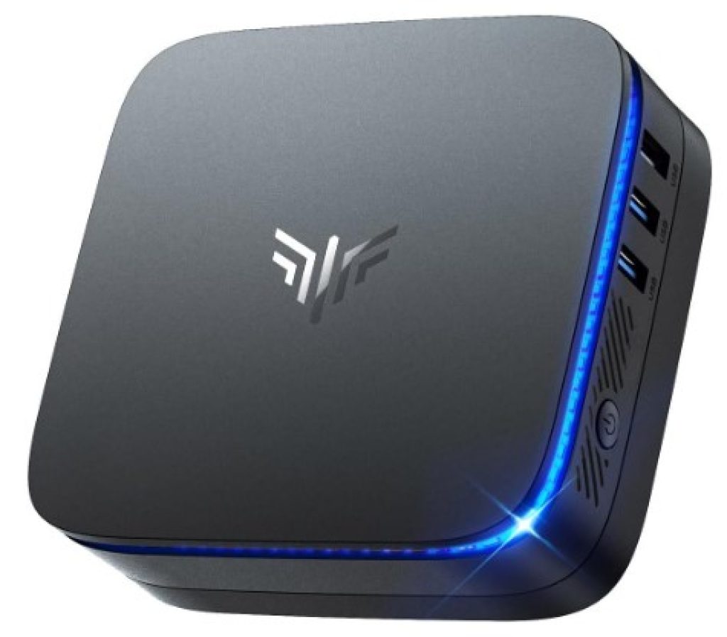 NiPoGi AK1 Plus, Mini PC Completo, Ιntel 12TH Alder Lake-N95, 16GB DDR4, 512GB M.2 SSD, PC gaming pequeño