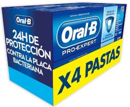 Oral-B Pro-Expert Protección Profesional Pasta de Dientes, Pack de 4, Limpieza Bucal Completa (4x125 ml)