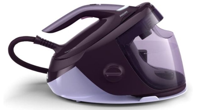 Philips PerfectCare Serie 7000 Centro de Planchado - 2100W, Golpe de Vapor 600g, Presión 8.0 bar, Depósito 1.8 L, (PSG7150/30)