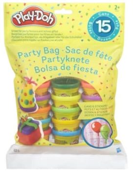 Play-Doh - Paquete de Fiesta - 15 minibotes 28 Gramos Cada uno - para regalitos en Fiestas - Manualidades para niños y niñas
