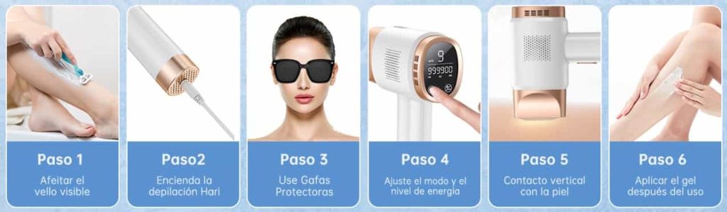 Prettivo 3 en 1 Depiladora Laser IPL con Pantalla Táctil LCD, 9 Nivel de Energía, 999.900 Luz Pulsada, Depiladora Luz Pulsada para Piernas, Bikini, Axilas, Cara, Cuerpo