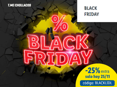 cupon 25% black friday lidl