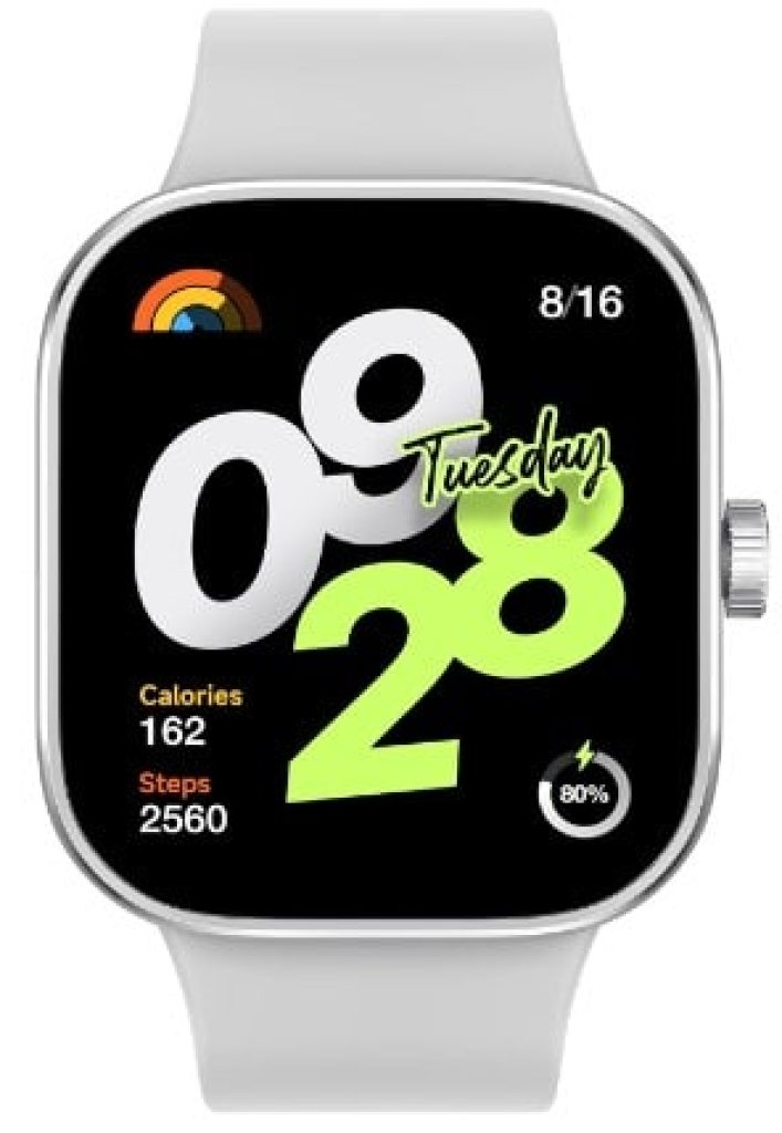 Smartwatch Xiaomi Redmi Watch 4 - Llamadas, Pantalla AMOLED 1,97”, Monitor de frecuencia cardíaca, 18 días autonomía