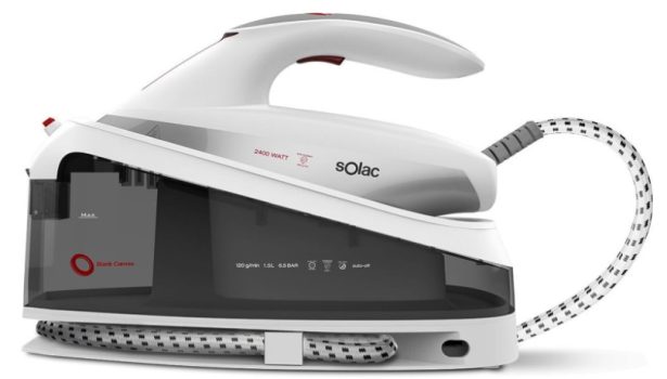 Solac CPB6200 Blank Canvas - Centro de planchado, 6.5 bar de presión presurizado, 2400 W - CHOLLOS AMAZON