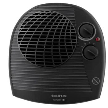 Taurus TFH-3001 - Calefactor, 2000W, 2 potencias de calor, función ventilador, termostato regulable, sistema de seguridad, diseño compacto 26x25x10 cm