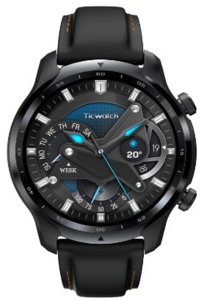 Ticwatch Pro 3 LTE - Reloj inteligente Wear OS by Google, Snapdragon Wear 4100, seguimiento del sueño y NFC, IP68