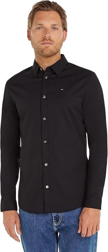 Tommy Jeans TJM Original Stretch Shirt Dm0dm04405 Camisa Hombre liquidación